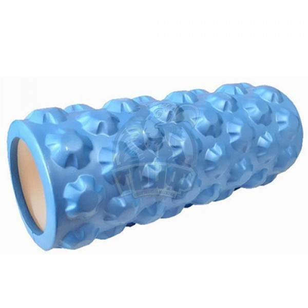 Ролик для йоги массажный Artbell 33х14 см (синий) (арт. YL-MR-104) - фото 1 - id-p167081129
