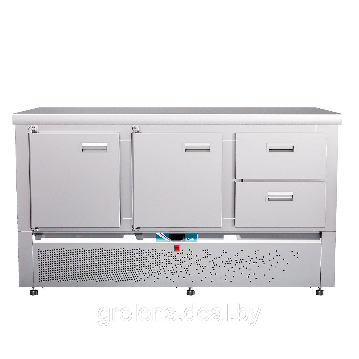Стол холодильный среднетемпературный Abat СХС-70Н-02 (дверь, дверь, ящики 1/2) без борта