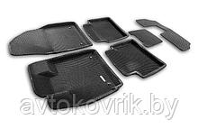 Автомобильные коврики для  EXEED VX (2021-) EVA Euromat 3D, Черный