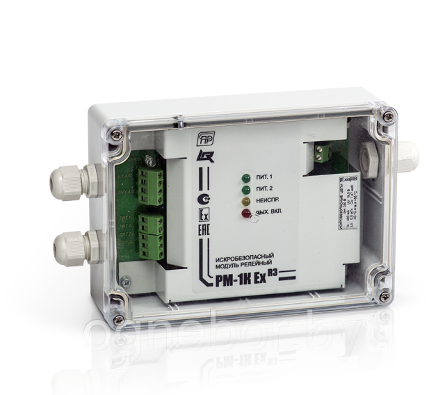 РМ-1К Ex-R3 Адресный релейный модуль искробезопасный