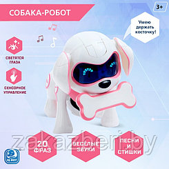 Робот собака «Чаппи» IQ BOT, интерактивный: сенсорный, свет, звук, музыкальный, танцующий, на аккумуляторе, на