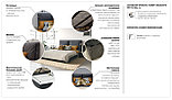 Мягкая кровать Эмилия 140*200 (подъемник) Antonio/grey, фото 3