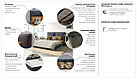 Мягкая кровать Эмилия 160*200 Antonio/grey (подъемник), фото 3