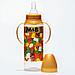 Бутылочка для кормления «Мармелад M&B», классическое горло, 250 мл., от 0 мес., цилиндр, с ручками, фото 3