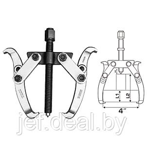 Съемник подшипников 2-зажимной 4 " TOTAL THTGP246, фото 2