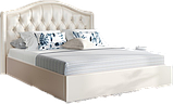 Мягкая кровать Элизабет 180 Pearl shell с пуговицами (подъемник), фото 4