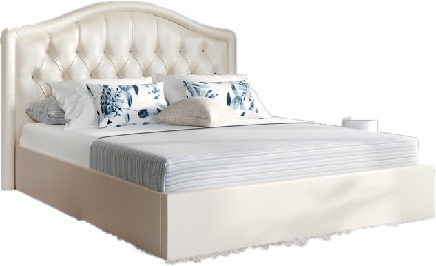 Мягкая кровать Элизабет 180 Pearl shell с пуговицами (подъемник) - фото 4 - id-p208918210