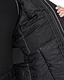 Куртка СИРИУС-АЛЕКС черная с голубой отделкой, фото 5