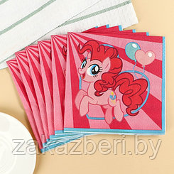 Салфетки бумажные My little pony, 33х33 см, 20 шт., 3-х слойные