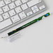 Подарочный набор: ручка с колпачком, шариковая 0,5 мм, значок « Выпускник ШКОЛЫ »., фото 6