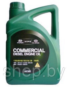 Моторное масло Hyundai-KIA Commercial Diesel 10W40 4L - фото 1 - id-p208924717