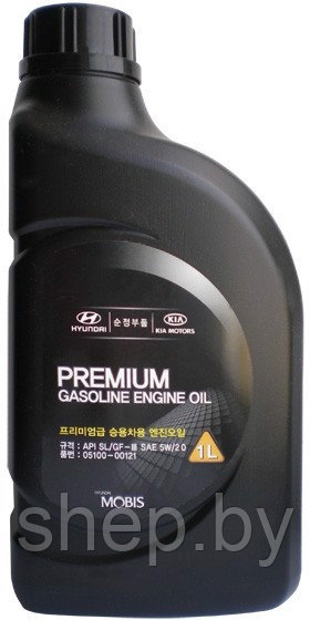 Моторное масло Hyundai-KIA Premium Gasoline 5W20 1L - фото 1 - id-p208924743