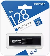 USB флэш-диск SmartBuy Fashion Black 128Gb  UFD 3.0/3.1  SB128GB3FSK  корпус пластик цвет: черный