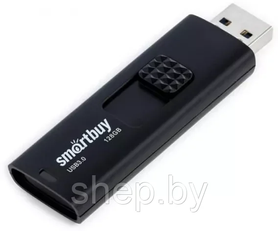 USB флэш-диск SmartBuy Fashion Black 128Gb UFD 3.0/3.1 SB128GB3FSK корпус пластик цвет: черный - фото 2 - id-p208924766