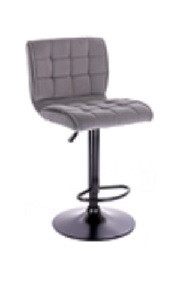 Стул барный Асти хром, стулья ASTI Chrome в коже ECO (красный кремовый) - фото 8 - id-p148743256