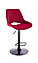 Стул барный Асти хром, стулья ASTI Chrome в коже ECO  (красный кремовый), фото 9