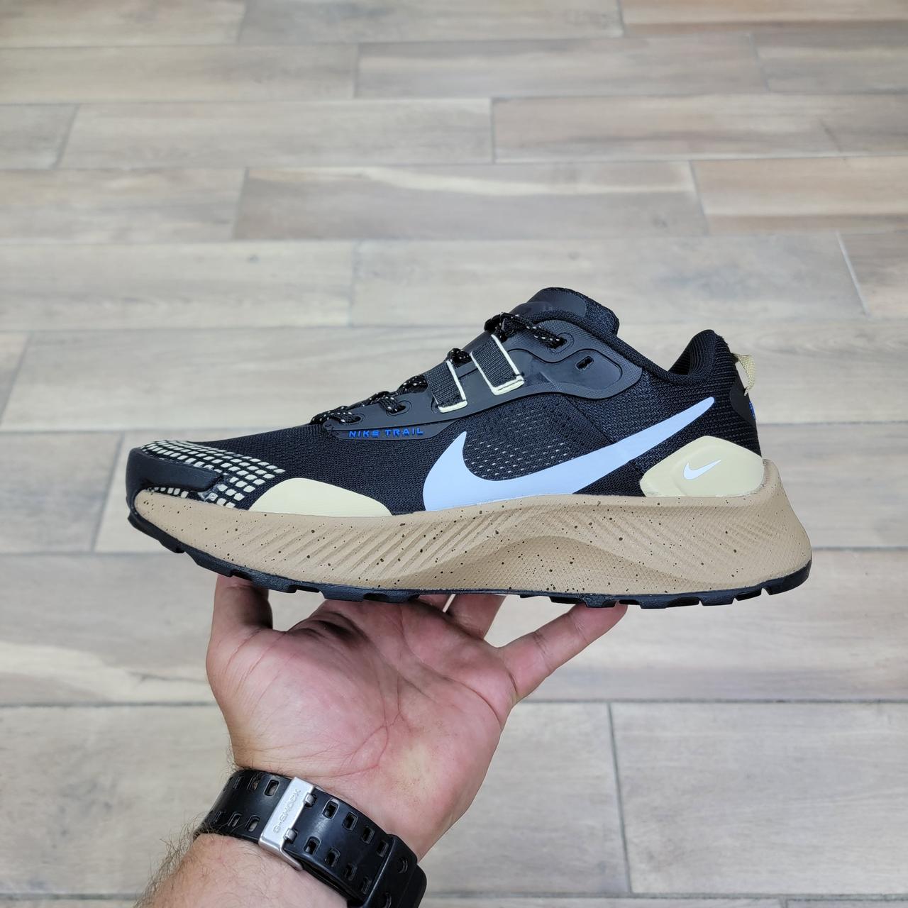 Кроссовки Nike Zoom Pegasus Trail 3 Black Khaki - фото 1 - id-p208929134