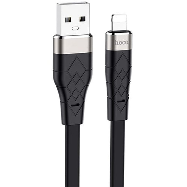 USB кабель Hoco X53 Angel Lightning, длина 1 метр (Черный) - фото 2 - id-p208926940