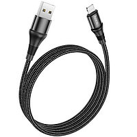 USB кабель Hoco X50 Excellent Lightning, длина 1,0 метр (Черный)