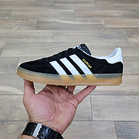 Кроссовки Wmns Adidas Gazelle Indoor Black White Gum