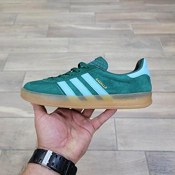 Кроссовки Wmns Adidas Gazelle Indoor Green Blue