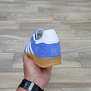 Кроссовки Wmns Adidas Gazelle Indoor Blue Fusion Gum, фото 4