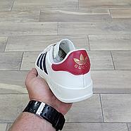 Кроссовки Wmns Adidas X Gucci Gazelle White, фото 4