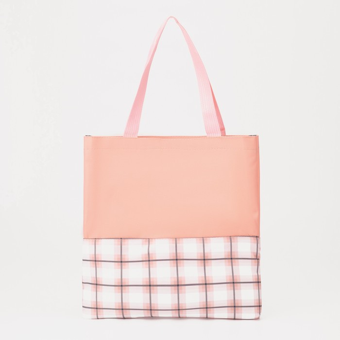 Рюкзак на молнии, шопер, сумка, косметичка, цвет персиковый - фото 7 - id-p208930189