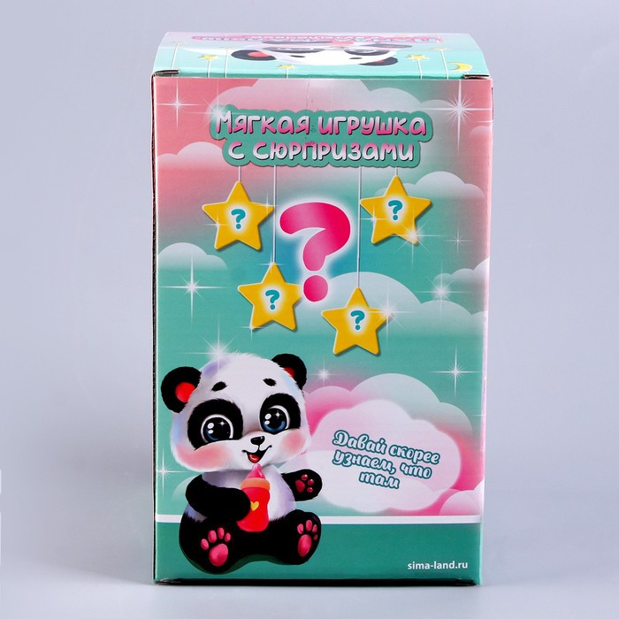 Мягкая игрушка «Панда», малыш с аксессуарами - фото 8 - id-p208932945