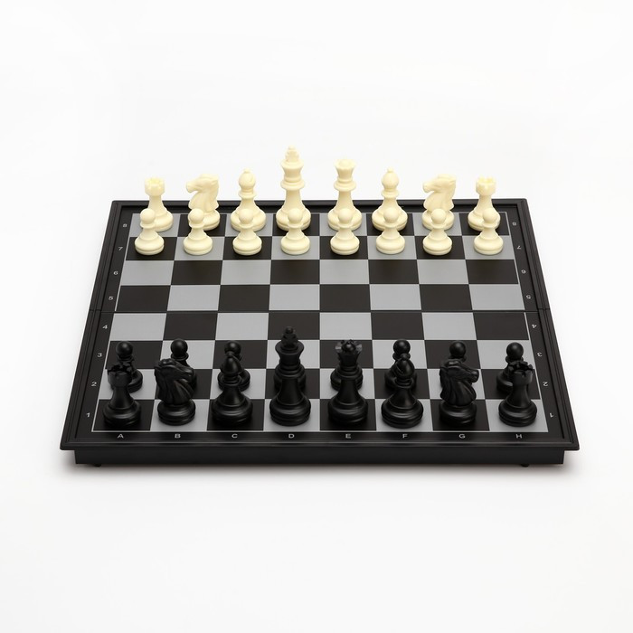 Настольная игра 3 в 1 "Классика": шахматы, шашки, нарды, магнитная доска 32 х 32 см - фото 3 - id-p208933025