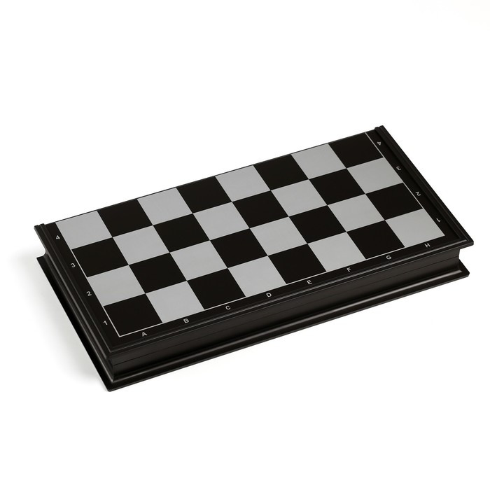 Настольная игра 3 в 1 "Классика": шахматы, шашки, нарды, магнитная доска 32 х 32 см - фото 4 - id-p208933025