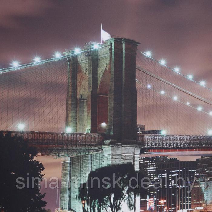 Кухонный фартук ПВХ, фотопечать "Бруклинский мост" 600х2000 - фото 3 - id-p208932194