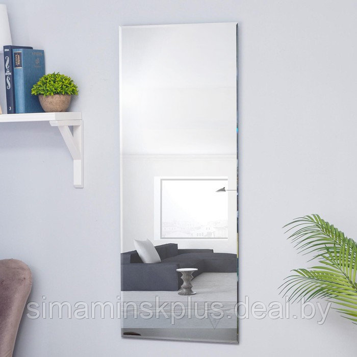 Зеркало с фацетом 5 мм, 40 х 100 см, Evoform - фото 1 - id-p208932988
