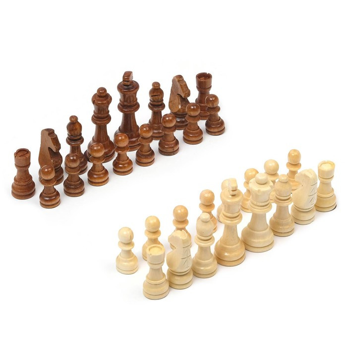 Шахматные фигуры, король h-9 см, пешка h-4 см - фото 1 - id-p208933032