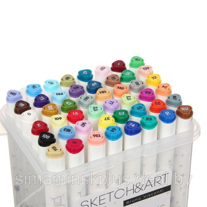 Набор художественных маркеров 48 цветов SKETCH&ART "Макси", в пенале - фото 2 - id-p208932533