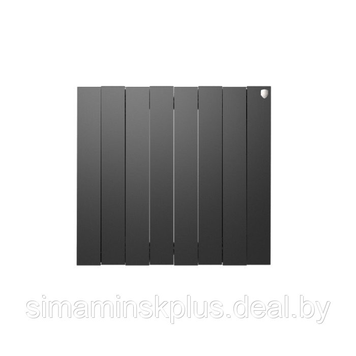 Радиатор биметаллический Royal Thermo PianoForte/Noir Sable, 500 x 100 мм, 8 секций, графит - фото 2 - id-p208938973