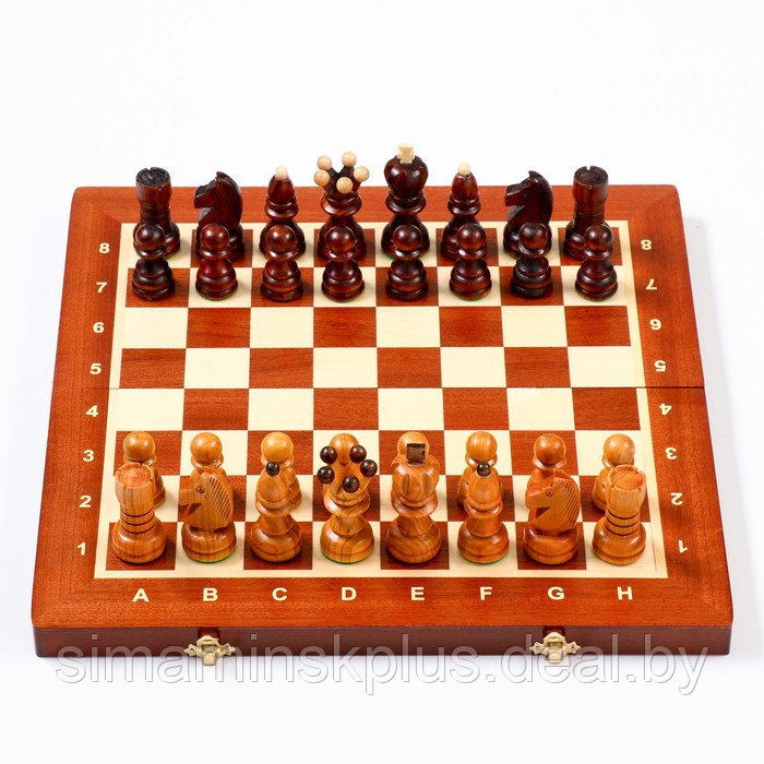Шахматы "Жемчуг", 40.5 х 40.5 см, король h-8.5 см, пешка h-5 см - фото 3 - id-p208939004