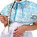 Карнавальный набор: пелерина со снежинками, ободок с косой, палочка, рост 104–128 см, фото 3