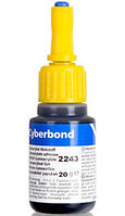 Клей упрочнённый, термо/вибростойкий, черный Сyberbond CB 2243 - Аналог Loctite 480
