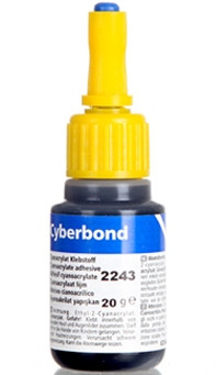 Моментальный клей для резины и металла, черный Сyberbond CB 2243 - фото 1 - id-p208940270
