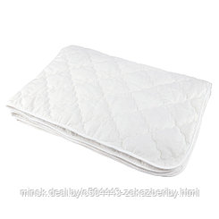 Одеяло 1,5 спальное 140х210см "Белый", теплое, наполнитель термофайбер 300г/м2 1-й сорт, чехол микрофибра,