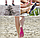 Наклейки на ступни ног 1 пара для пляжа, бассейна / Против песка и скольжения L розовый, фото 6
