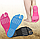 Наклейки на ступни ног 1 пара для пляжа, бассейна / Против песка и скольжения L розовый, фото 7