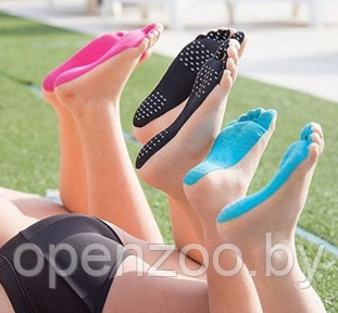 Наклейки на ступни ног 1 пара для пляжа, бассейна / Против песка и скольжения XL синий - фото 1 - id-p208946295