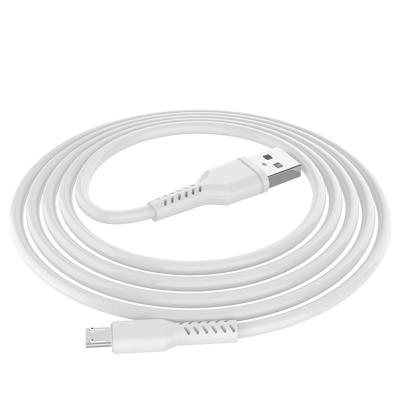 Зарядный USB дата-кабель MicroUSB для сверхбыстрой зарядки, 5A, 1 метр, белый 556534 - фото 2 - id-p208945912