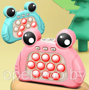 Электронная приставка консоль на память Pop It Fast Push / Антистресс игрушка для детей и взрослых Розовый - фото 1 - id-p208946301