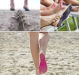 Наклейки на ступни ног 1 пара для пляжа, бассейна / Против песка и скольжения S черный, фото 6