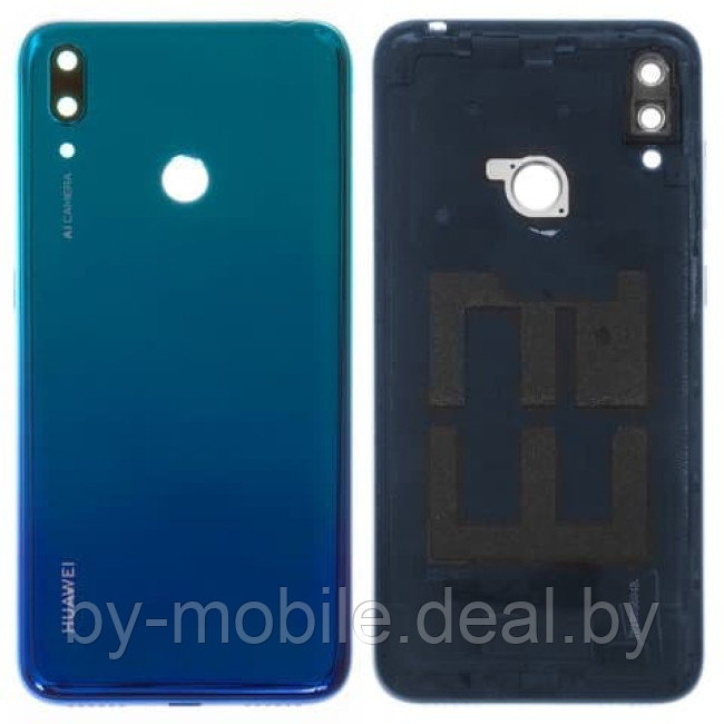 Задняя крышка Huawei Y7 (2019) DUB-LX1 (синий) - фото 1 - id-p208946402