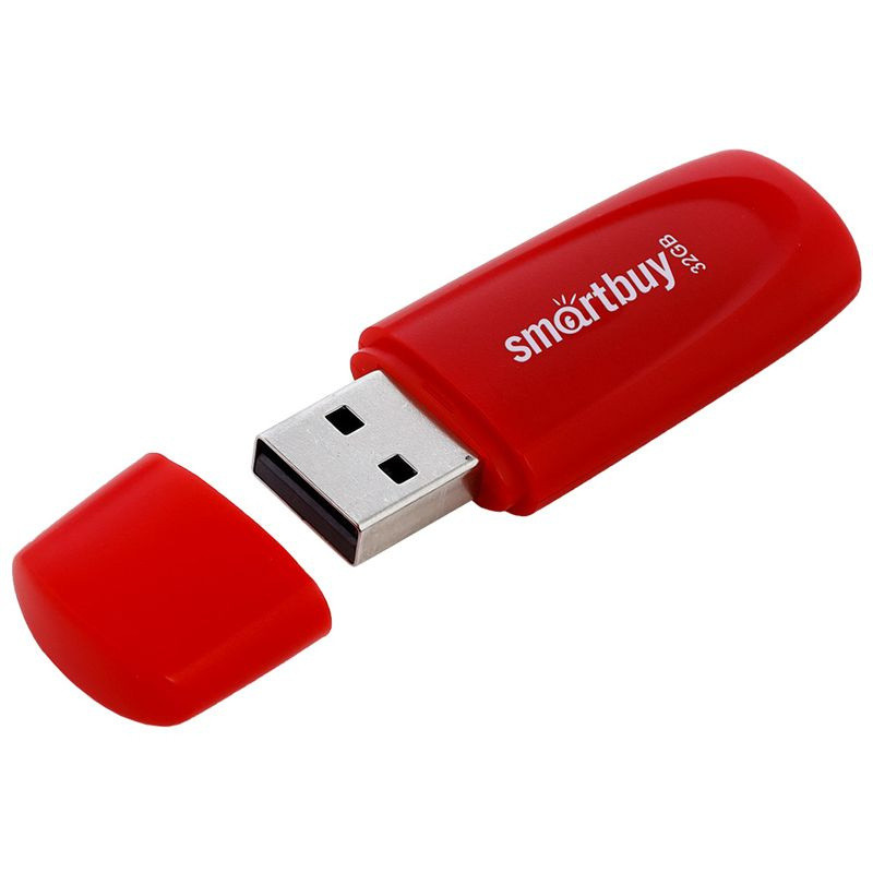 USB флэш-накопитель 32Gb SmartBuy Scout Red - фото 1 - id-p208952428