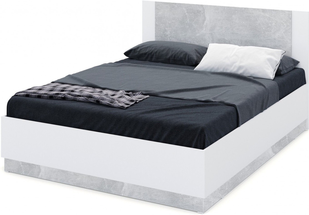 Кровать "Аврора" с подъемным механизмом белый/ателье светлый - фото 3 - id-p208957117